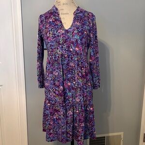 Lilly Pulitzer Alaina Swing Dress - Colony Purple Berry Dress